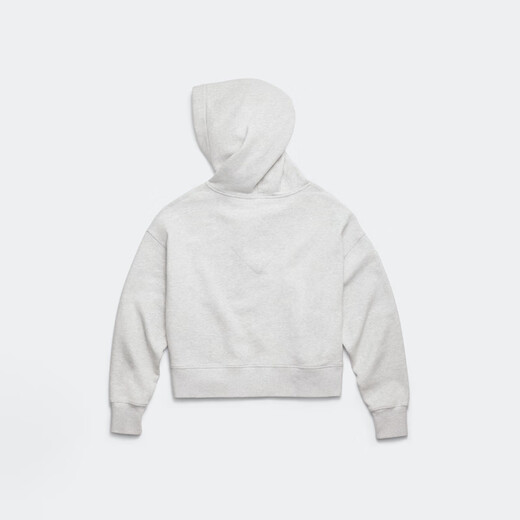 Sudadera con capucha de sudadera con capucha cepillada casual de mujeres de Canadá Muskoka 7062W 1342 Flower Grey Silver Birch M