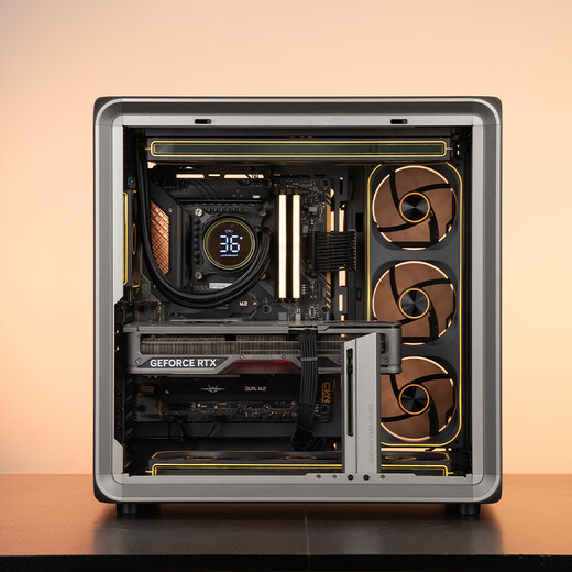 Colorful BO400 Qiao Sibo Ruilong 9950X3D/9800X3D/RTX5090D/5080/5070Ti assembled computer desktop game e-sports host flagship store diy complete machine 2 9800X3D+32G+2T+5070Ti