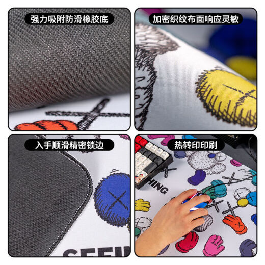 华可波奇酱周边鼠标垫 孤独摇滚山田凉鼠标垫二次元动漫卡通女生 LE-878 80*30cm*4mm(长*宽*高)