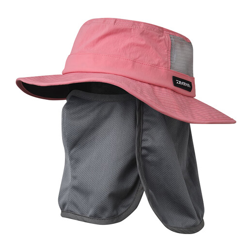 DAIWA 25 spring and summer DC-7725 multi-directional protective fisherman hat with mask, neck guard, sun protection hat, shawl, fishing hat, black, one size fits all