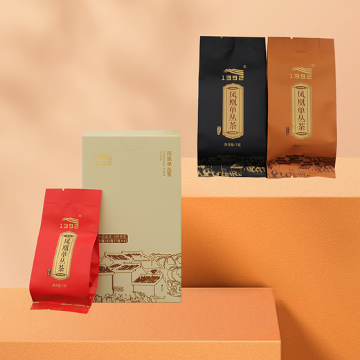 1392天池茶业凤凰单枞茶[传承]鸭屎香蜜兰香正宗潮州单丛乌龙茶叶礼盒 传承系列6泡品鉴装 42g*1盒