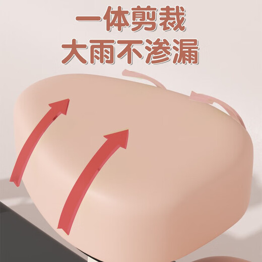 首迈爱玛糖豆B座套防水防晒通用TDT1349Z电动车坐垫套座椅套紫色装饰 椰椰紫【前座】