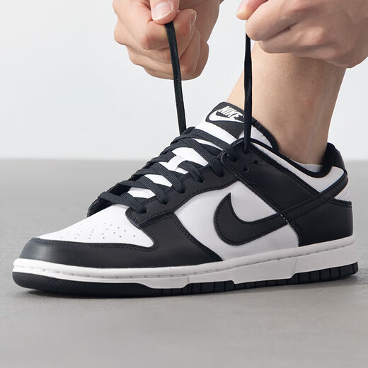 
Nike (NIKE) Nike men's shoes and women's shoes summer new Dunk Low couple's sneakers fashionable and versatile low top casual shoes for women DD1391/CW1590-100 Black and White Panda 36 (GS)