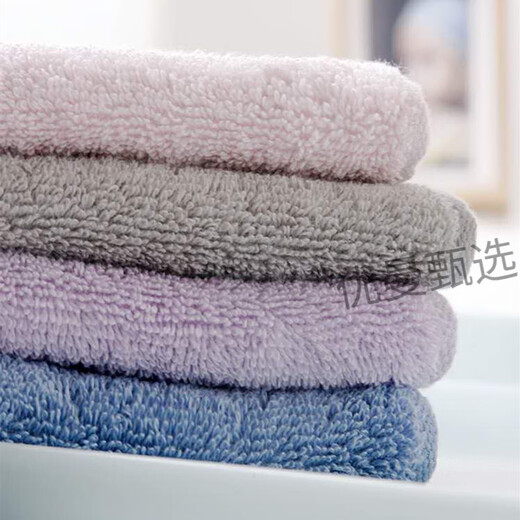 Shantoulin Village Ingore Handtuch reines Baumwoll 4 Packung Haushaltsblatt Handtuch Weich stark absorbierende Baumwolle Jinhao Gesicht Handtuch grün gelb grau braun jeder ga1047 vier 10471 1 g 0x0cm