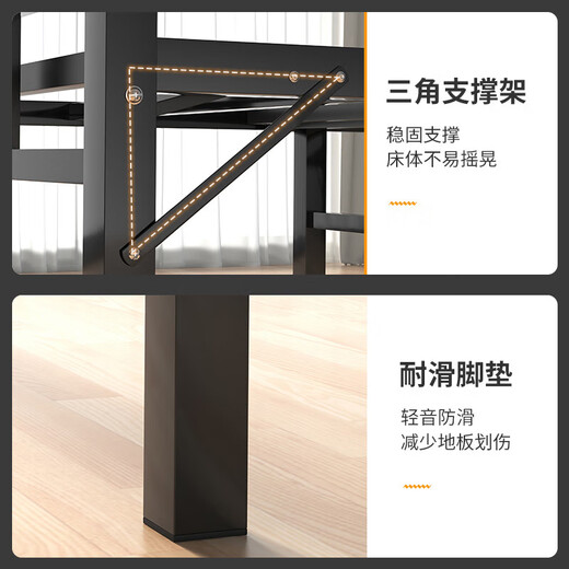 苡茉折叠床单人床午休床简易便携租房午睡铁床办公室硬板行军床灰80