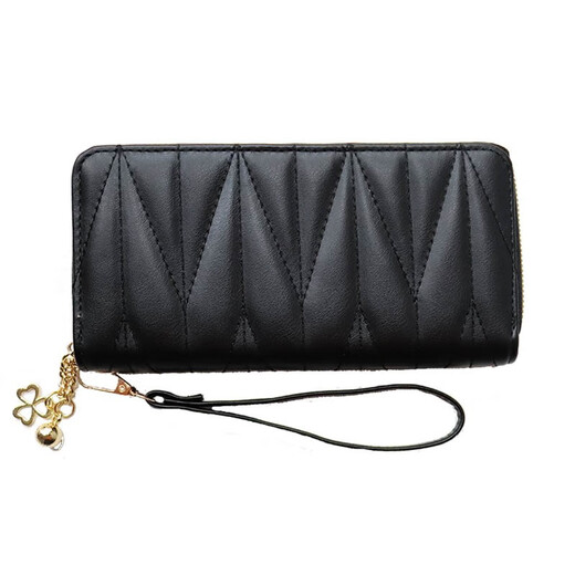 Lakala Sheep Preferred 2025 Fashion New Fashion Simple Diamond Wallet Women Long Student Korean Version Large Capacity Mobile Bag Clutch Black Diamond