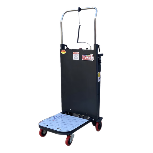 Geqiang electric stair climber crawler type up and down stairs large load carrier trolley folding trolley stair climbing artifact battery