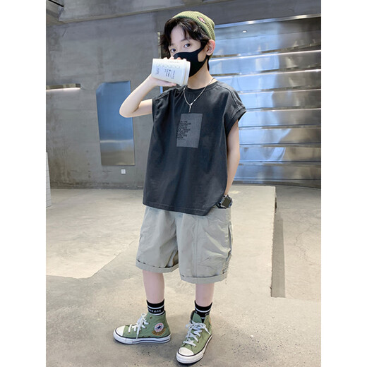G.Duckkids Little Yellow Yellow Duck Boy Cust Summer 2025 Новый детский костюм Летний мальчик Летний костюм Большой детский рука