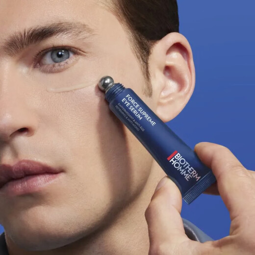 碧欧泉（BIOTHERM）男士蓝钻抗皱眼部精华 碧欧泉蓝钻眼霜 去黑眼圈 2支装 30ml