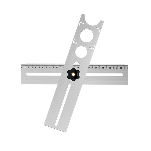 DITRON Universal Hole Positioning Ruler Ceramic Wall Tiles Floor Tiles Perforation Positioning Ruler Glass Multi-Function Measuring Ruler 40 Thickened