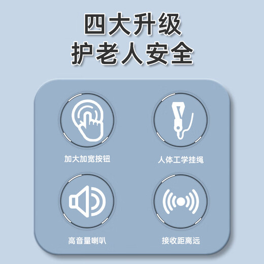 Senhongyuan A290 elderly pager home elderly hospital bedside pager one-touch emergency call bell smart home wireless doorbell with lanyard