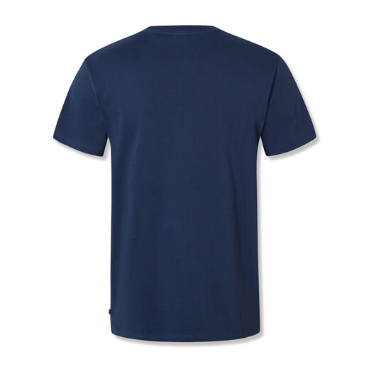 Levis Paar American Lose Print modische einfache bequeme trendige Baumwoll-Hals-Kurzärmer T-Shirt Navy 0002 A9224-0002 m