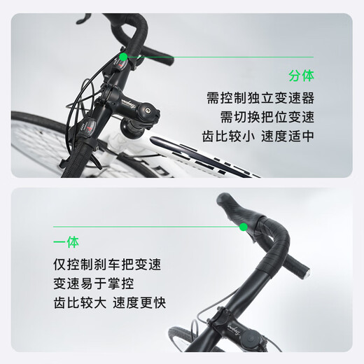 菲利普（PHILLIPS） Benjamin系列公路自行车男女成人弯把竞速变速碟刹健身赛车单车 「控制狂」弯把 700C（85%安装版） 27速 油碟