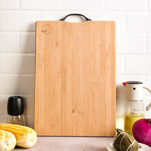 
Double gun flat substitute natural bamboo chopping board kitchen cutting board without paint and wax household cutting board chopping board bamboo chopping board [50*35*1.7cm] 5021