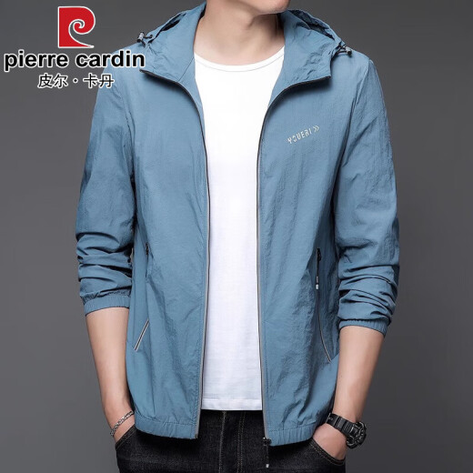 Pierre Cardin Protección Sun Cloth Summer's Summer Fino al aire libre Capeta informal Cómoda Chaqueta de protección del sol transpirable