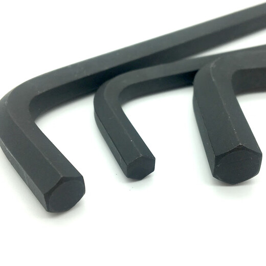 
He Jiangong American flat head hexagon wrench single 0.89 1.27-1.5-2-2.5-3-4-5-6-8-10mm 12196 32mm