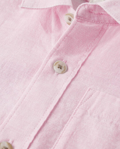 GYMBORee Gymboree and Toddler Long Sleeve Button-Down Shirt, Simple Pink, 12, Simple Pink, 12 Simple Pink 12