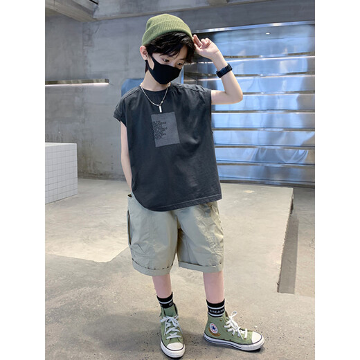 G.Duckkids Little Yellow Yellow Duck Boy Cust Summer 2025 Новый детский костюм Летний мальчик Летний костюм Большой детский рука