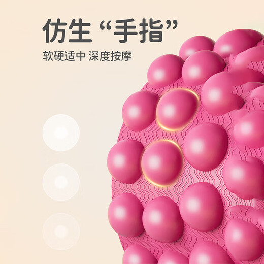 Xulin German Yoga Wheel Widened Beginner Open Back Special Pilates Roller Open Shoulder Yoga Ring Anti-Slip Back Bending Artifact Deep Massage Sapphire Blue + Lake Green-Protruding Point Yoga Wheel