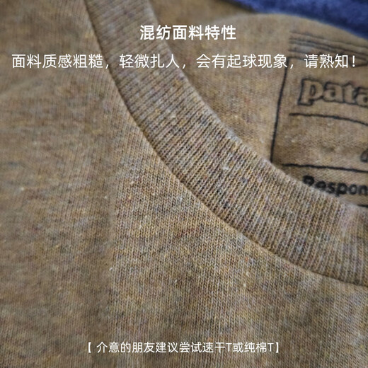 
Patagonia (Patagonia) couple commuting short-sleeved summer P-6 Logo blended cotton casual trend outdoor breathable T-shirt 38504 NENA M