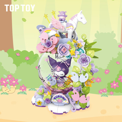 Top Toy Sanrio Cool Lomi Whispering Wish Serie Moonlight Night Wating Kulomi Bausteine Spielzeug Mädchen Geburtstag Geschenk