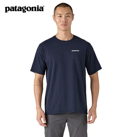 
Patagonia (Patagonia) couple commuting short-sleeved summer P-6 Logo blended cotton casual trend outdoor breathable T-shirt 38504 NENA M