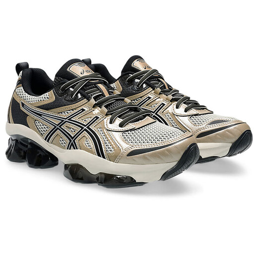 Asics Gel-Quantum Kinetic Sports Retro Casual Shoes Amortissant les chaussures de course à usure respirante et non glissantes Khaki 1203A270-203 40