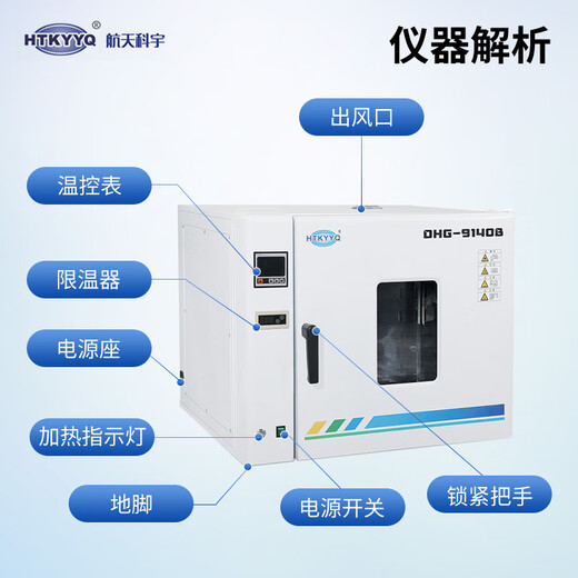 Htkyyq Aerospace Keyu Electric Blow Trockbiedsbox Konstante Temperatur und zeitgesteuerter Laborofen-Industrieofen DHG-9030B DHG-9921B [Vertikal 922L] 10-300