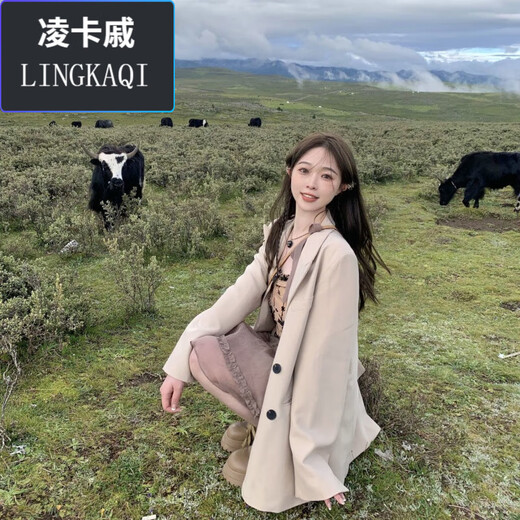 Lingka Qi robe à bretelles imprimée rétro taille fraîche bretelles en dentelle amincissante petite robe en maille bouffante jupe à bretelles blanche (jupe rétro) 1098 S