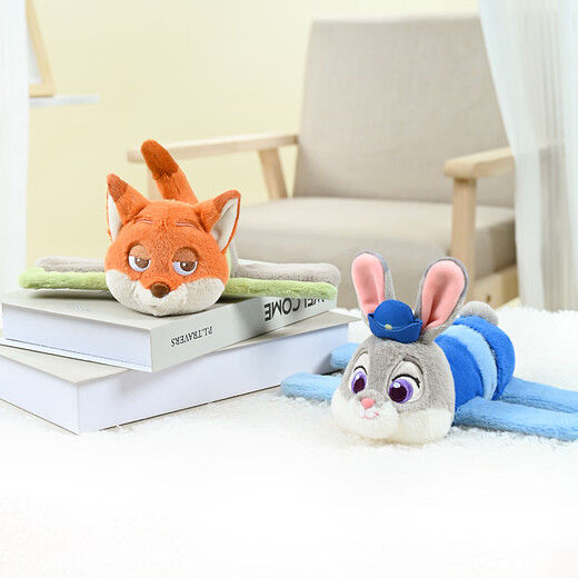 迪士尼（Disney）毛绒玩具手环公仔玩偶儿童生日礼物 疯狂动物城朱迪兔子啪啪圈