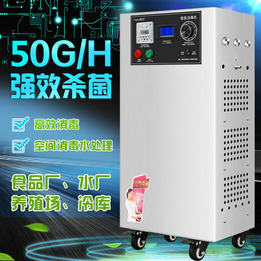 Maple Flower 10G30G50G Ozone Disinfection Machine CYJ1910D-Y Ozone Generator Food Factory Workshop Breeding Farm Warehouse Unit School Sterilization Disinfection Ozone Machine Customized 50G Manual Automatic Timing Integrated + LCD Display (Single Output) Registration Model