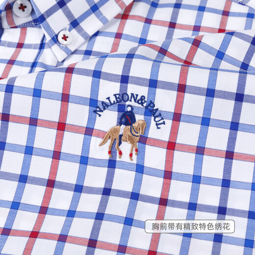 比华利保罗格纹2025保罗短袖衬衫男装夏季棉商务休闲寸格子衬衣 短袖D2629 L 40 175/92A
