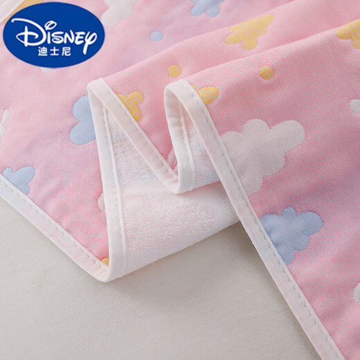 迪士尼（Disney）纱布婴儿隔尿垫棉可洗防水透气新生宝宝防漏垫夏季薄款隔夜床垫 30*40蓝色系列3条装 0x0cm
