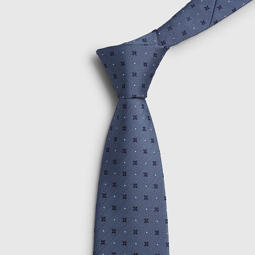 Jinlilai Herren hochwertige exquisite dunkle Muster Blumengeschäft Casual Krawatte Blue-88