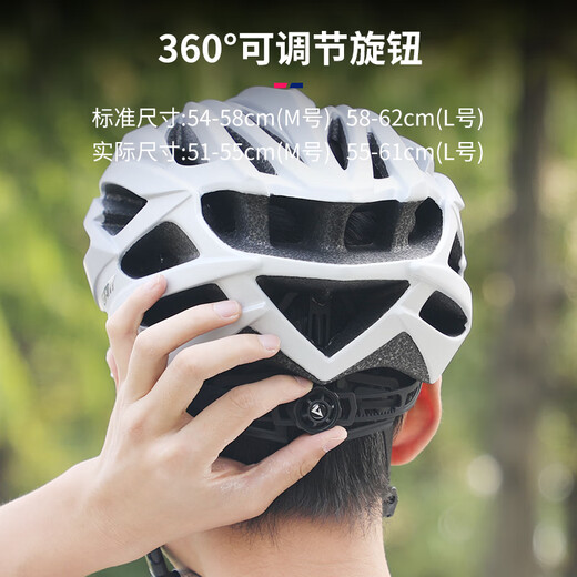 捷安特（GIANT）山地自行车男女头盔单车骑行一体成型安全帽公路车装备 哑渐变红蓝 G833 L/XL