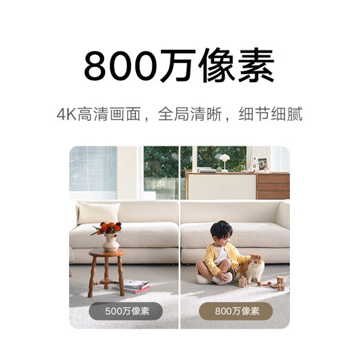 小米（MI）摄像头云台 4 800万像素4K超清像素家用监控360度夜视全景手机远程婴儿宠物家庭监护器 【4K新品】小米智能摄像机4+128G内存卡