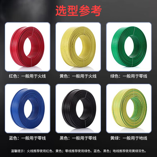 Decoración del hogar National Standard Copper Core Wire Llama Cable de retardante 15246 Cizalla plana 5 metros Azul BVR Soft Wire 100m 10 MM MM