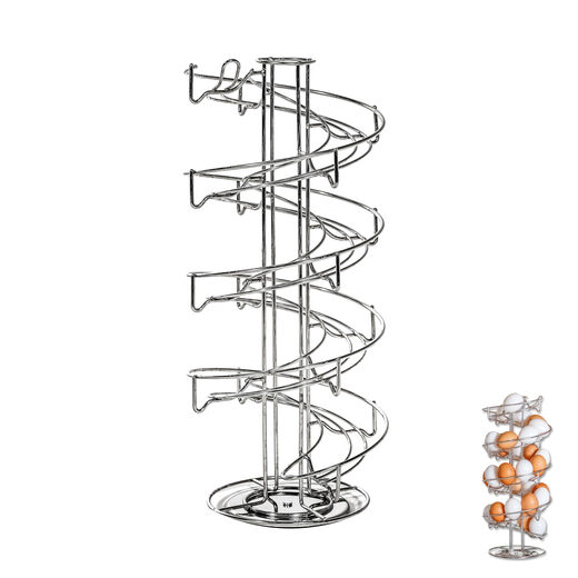 Trademark InnovationsInnovations egg rack suitable for countertop, spiral egg rack, egg tower