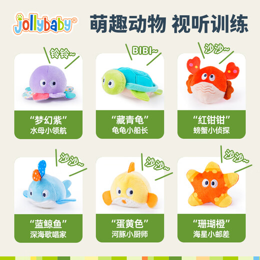 Jollybaby Baby Blind Box Saughuse Play House Toys Bildung frühkindliches Bildungsgeschenk für Kinder im Alter von 0 bis 3 Ozean-U-Boot