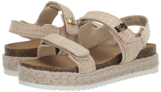 Steve Madden Girls Bigmona Sandals, Raffia, 2 Kids Raffia 2 Kids