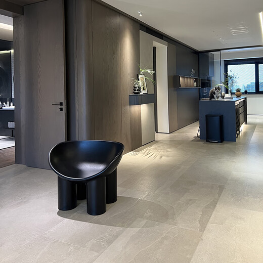 XMSJ蜜蜂砂岩质感大理石瓷砖客厅卫生间墙砖哑光暖灰地板砖 火山岩12611 其它