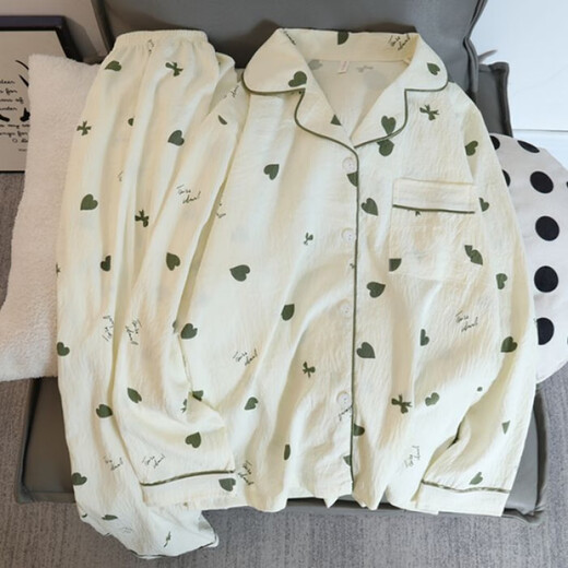 荣西图（RONGXITU）薄款云朵棉睡衣甜美ins风家居服可外穿 826#大樱桃 175 L