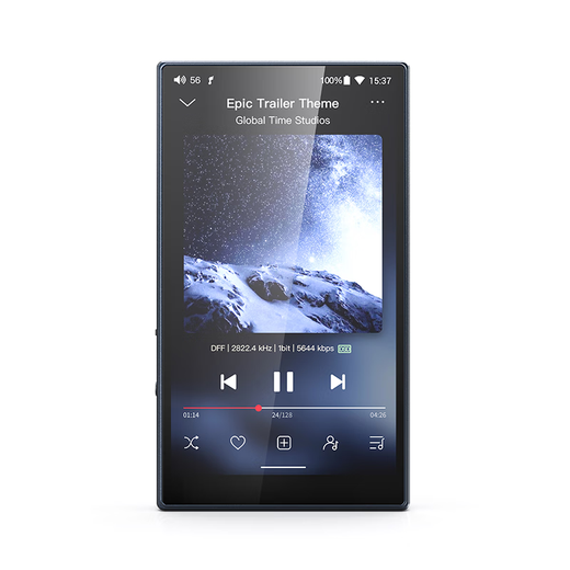 FiiO M21 HiFi player mp3 lossless music Android portable Bluetooth WiFi balanced DSD decoding player dark blue
