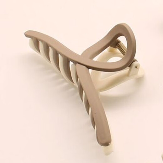 Korean elegant temperament, high-end color-blocking clips, cold wind hair clips, simple and versatile bath tray hair clips, hair accessories, square style black and white