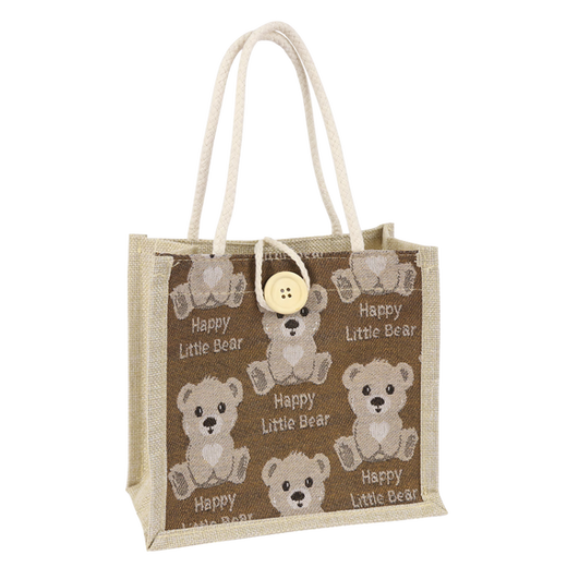 TaTanice tote bag burlap bag unprinted jute bag good outing travel storage bag eco-friendly shopping bag lunch box bag
