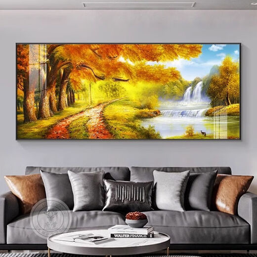 Jileduo Golden Wohnzimmer Hängende Gemälde Modernes Sofa Einfache dekorative Malerei