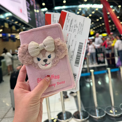 Shirley mei peluche pasaporte billetera certificado integrado paquete de summer viajes para niñas de pasaporte de la tarjeta de protección de pasaporte paquete de pasaporte shirley mei pasaporte 15 cm