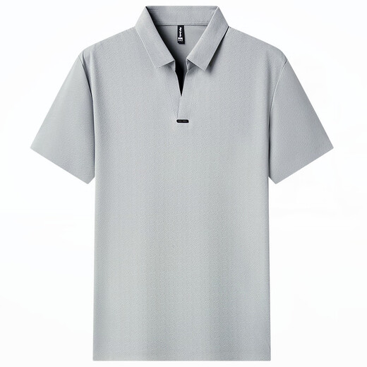 Gy jinlilai sommer ice seide ohne Spur Jacquard Schere Hals kurzärmelige Polo-Hemd Herrengeschäft mit mittlerem Alter COOL COOL T-Shirt Weiß 15123 M 48 Empfohlenes Gewicht 100-125 Jin [Jin gleich 0,5 kg]