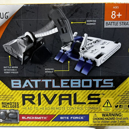 Hexbug Hebao Bots vs télécommande intelligente à deux joueurs de combat Robot Sous-jeu Electric Children's Toys Single Thunder Box Contrôle