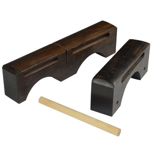 Lnga Landgre High und Low Tone Bangzi Percussion Instrument Opera Bangzi Doppelton Bangzi High und Low Tone Bangzi Rosewood Square Bangzi Hartwood High und Low Tone Bangzi Bangzi